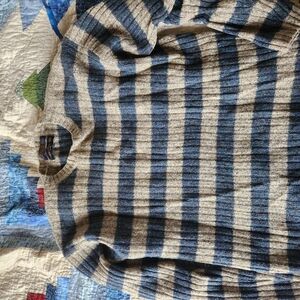 Tommy Hilfiger Striped Wool Blend Sweater